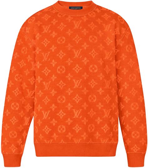 lv orange jumper|Knitwear and Sweatshirts Collection for Men .